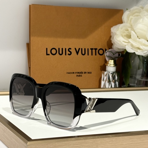 Wholesale Louis Vuitton AAA Quality Sunglasses #1235479 $64.00 USD, Wholesale Quality Replica Louis Vuitton AAA Quality Sunglasses