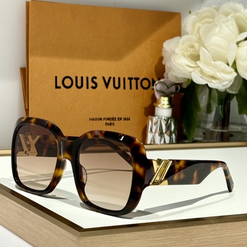 Wholesale Louis Vuitton AAA Quality Sunglasses #1235481 $64.00 USD, Wholesale Quality Replica Louis Vuitton AAA Quality Sunglasses