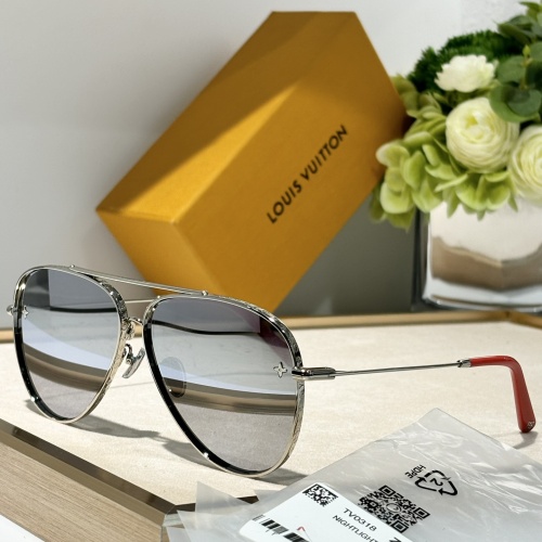 Wholesale Louis Vuitton AAA Quality Sunglasses #1235494 $68.00 USD, Wholesale Quality Replica Louis Vuitton AAA Quality Sunglasses