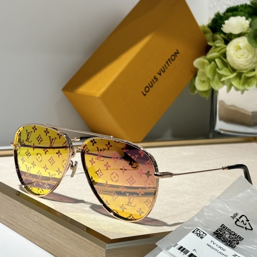 Wholesale Louis Vuitton AAA Quality Sunglasses #1235496 $68.00 USD, Wholesale Quality Replica Louis Vuitton AAA Quality Sunglasses