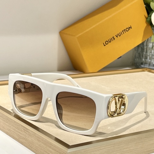 Wholesale Louis Vuitton AAA Quality Sunglasses #1235512 $80.00 USD, Wholesale Quality Replica Louis Vuitton AAA Quality Sunglasses