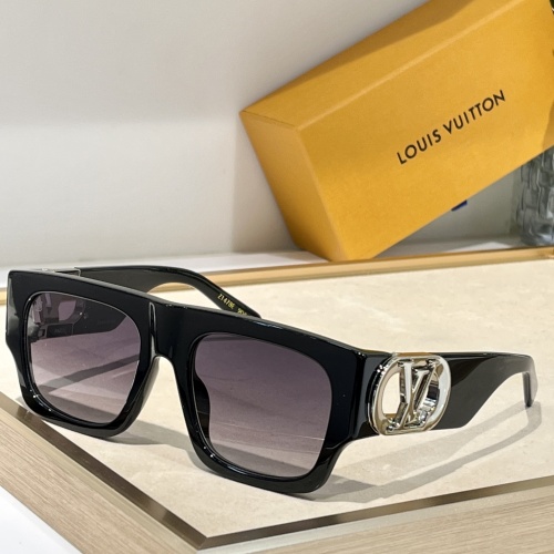 Wholesale Louis Vuitton AAA Quality Sunglasses #1235515 $80.00 USD, Wholesale Quality Replica Louis Vuitton AAA Quality Sunglasses