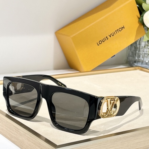 Wholesale Louis Vuitton AAA Quality Sunglasses #1235516 $80.00 USD, Wholesale Quality Replica Louis Vuitton AAA Quality Sunglasses