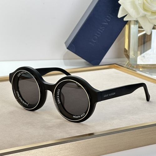 Wholesale Louis Vuitton AAA Quality Sunglasses #1235520 $72.00 USD, Wholesale Quality Replica Louis Vuitton AAA Quality Sunglasses