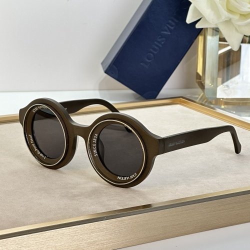 Wholesale Louis Vuitton AAA Quality Sunglasses #1235522 $72.00 USD, Wholesale Quality Replica Louis Vuitton AAA Quality Sunglasses