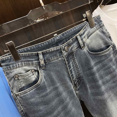 Replica Christian Dior Jeans For Men #1235571 $82.00 USD for Wholesale