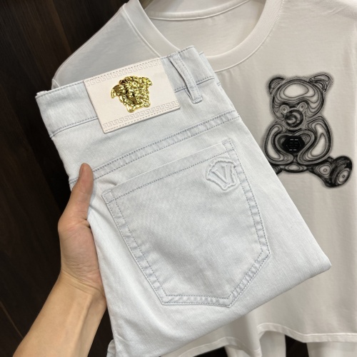 Wholesale Versace Jeans For Men #1235577 $82.00 USD, Wholesale Quality Replica Versace Jeans