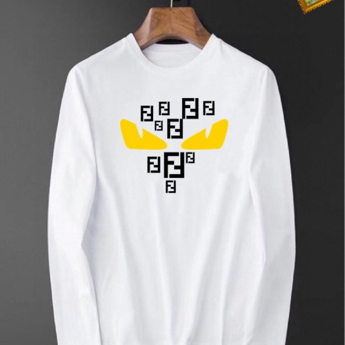 Wholesale Fendi T-Shirts Long Sleeved For Unisex #1235589 $34.00 USD, Wholesale Quality Replica Fendi T-Shirts