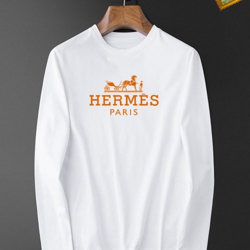 Wholesale Hermes T-Shirts Long Sleeved For Unisex #1235597 $34.00 USD, Wholesale Quality Replica Hermes T-Shirts