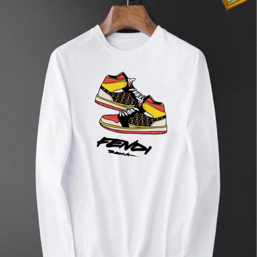 Wholesale Fendi T-Shirts Long Sleeved For Unisex #1235628 $34.00 USD, Wholesale Quality Replica Fendi T-Shirts