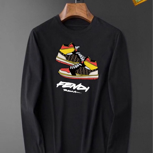 Wholesale Fendi T-Shirts Long Sleeved For Unisex #1235629 $34.00 USD, Wholesale Quality Replica Fendi T-Shirts