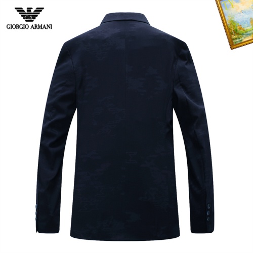 Replica Armani Jackets Long Sleeved For Men #1235649 $68.00 USD for Wholesale