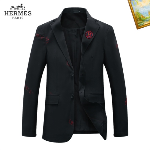 Wholesale Hermes Jackets Long Sleeved For Men #1235659 $68.00 USD, Wholesale Quality Replica Hermes Jackets