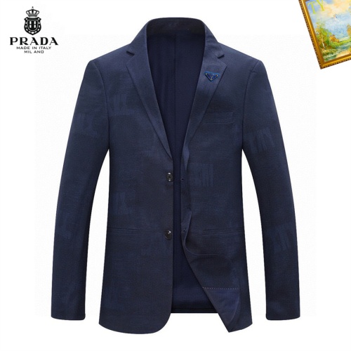 Wholesale Prada Jackets Long Sleeved For Men #1235661 $68.00 USD, Wholesale Quality Replica Prada Jackets