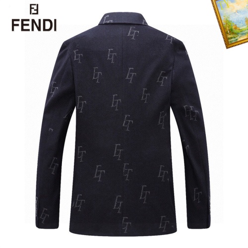 Replica Fendi Jackets Long Sleeved For Men #1235671 $68.00 USD for Wholesale