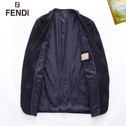 Replica Fendi Jackets Long Sleeved For Men #1235671 $68.00 USD for Wholesale