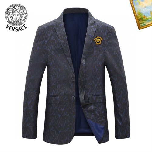 Wholesale Versace Jackets Long Sleeved For Men #1235693 $68.00 USD, Wholesale Quality Replica Versace Jackets