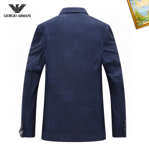 Replica Armani Jackets Long Sleeved For Men #1235694 $68.00 USD for Wholesale