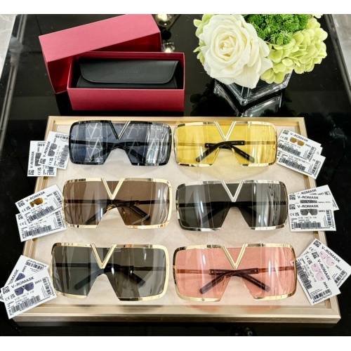 Replica Valentino AAA Quality Sunglasses #1235761 $68.00 USD for Wholesale