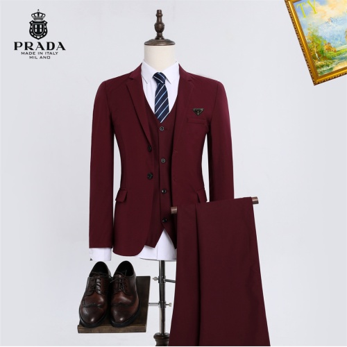 Wholesale Prada Tracksuits Long Sleeved For Men #1235766 $92.00 USD, Wholesale Quality Replica Prada Tracksuits