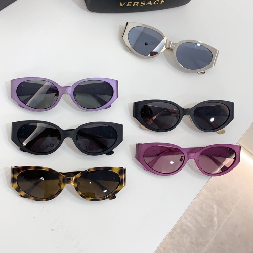 Replica Versace AAA Quality Sunglasses #1235781 $60.00 USD for Wholesale