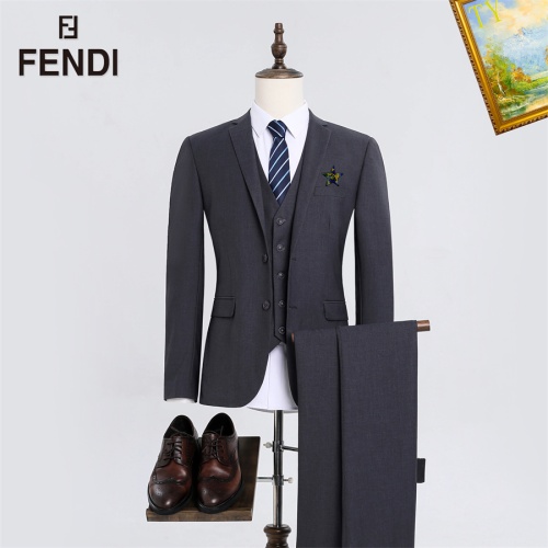 Wholesale Fendi Tracksuits Long Sleeved For Men #1235789 $92.00 USD, Wholesale Quality Replica Fendi Tracksuits