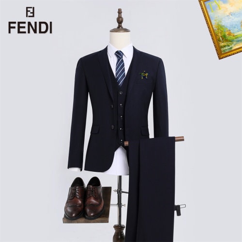 Wholesale Fendi Tracksuits Long Sleeved For Men #1235790 $92.00 USD, Wholesale Quality Replica Fendi Tracksuits