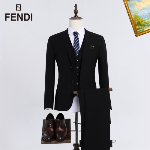 Wholesale Fendi Tracksuits Long Sleeved For Men #1235791 $92.00 USD, Wholesale Quality Replica Fendi Tracksuits