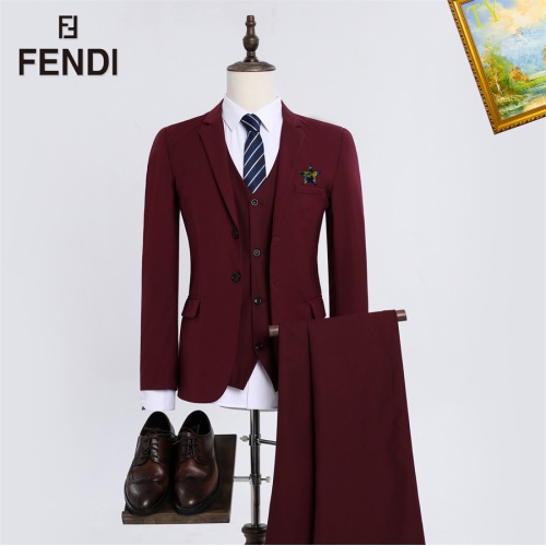 Wholesale Fendi Tracksuits Long Sleeved For Men #1235798 $92.00 USD, Wholesale Quality Replica Fendi Tracksuits