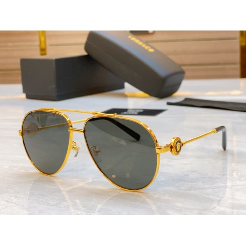 Wholesale Versace AAA Quality Sunglasses #1235808 $52.00 USD, Wholesale Quality Replica Versace AAA Quality Sunglasses