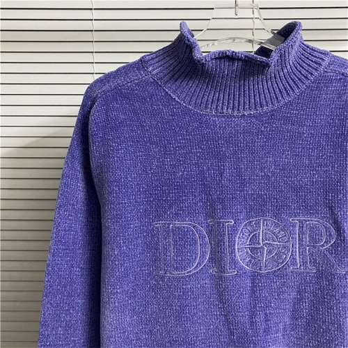 Replica Christian Dior Sweaters Long Sleeved For Unisex #1236113 $56.00 USD for Wholesale