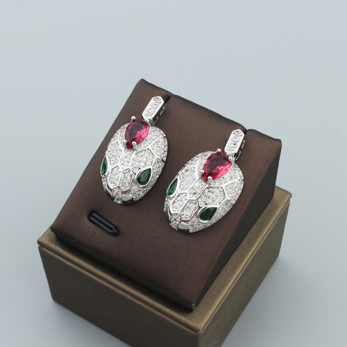 Replica Bvlgari Earrings For Women #1236128 $48.00 USD for Wholesale