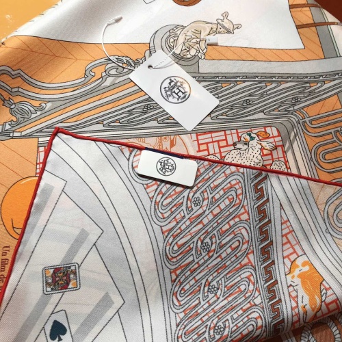 Replica Hermes Silk Square #1236142 $52.00 USD for Wholesale