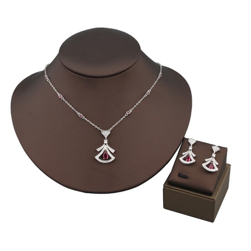 Wholesale Bvlgari Jewelry Set For Women #1236164 $88.00 USD, Wholesale Quality Replica Bvlgari Jewelry Set