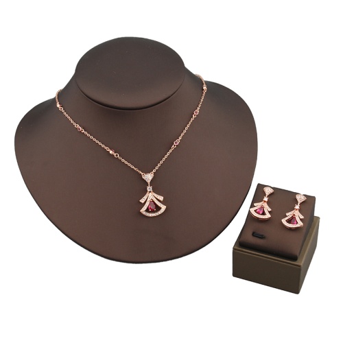 Wholesale Bvlgari Jewelry Set For Women #1236165 $88.00 USD, Wholesale Quality Replica Bvlgari Jewelry Set