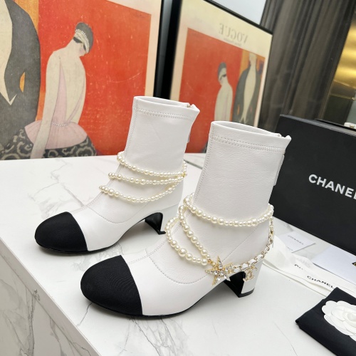 Wholesale Chanel Boots For Women #1236178 $125.00 USD, Wholesale Quality Replica Chanel Boots