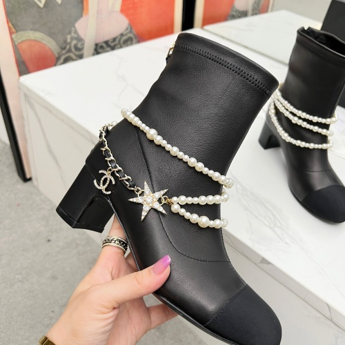 Replica Chanel Boots For Women #1236179 $125.00 USD for Wholesale