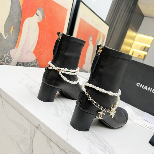 Replica Chanel Boots For Women #1236179 $125.00 USD for Wholesale