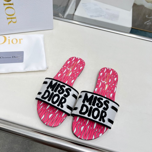 Wholesale Christian Dior Slippers For Women #1236181 $76.00 USD, Wholesale Quality Replica Christian Dior Slippers