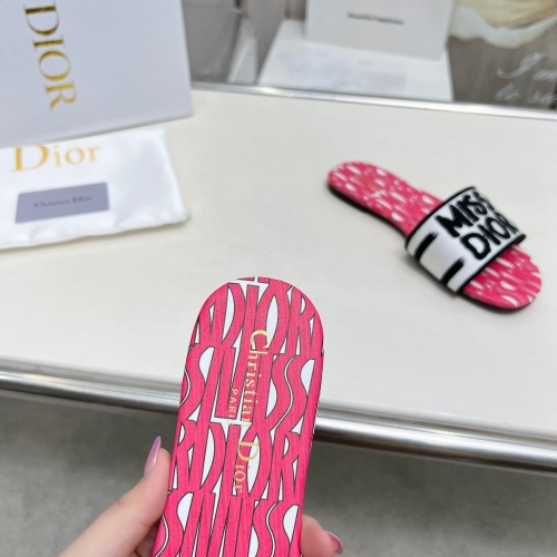 Replica Christian Dior Slippers For Women #1236181 $76.00 USD for Wholesale