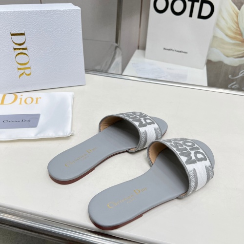 Replica Christian Dior Slippers For Women #1236190 $76.00 USD for Wholesale