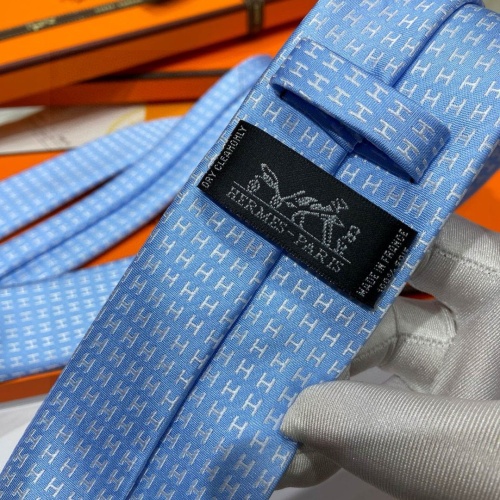 Replica Hermes Necktie #1236235 $38.00 USD for Wholesale