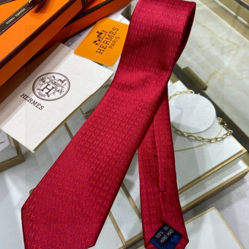 Replica Hermes Necktie #1236237 $38.00 USD for Wholesale