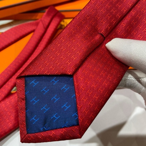 Replica Hermes Necktie #1236237 $38.00 USD for Wholesale