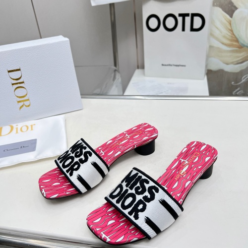 Wholesale Christian Dior Slippers For Women #1236241 $82.00 USD, Wholesale Quality Replica Christian Dior Slippers