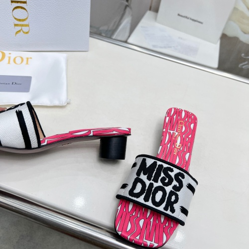 Replica Christian Dior Slippers For Women #1236241 $82.00 USD for Wholesale