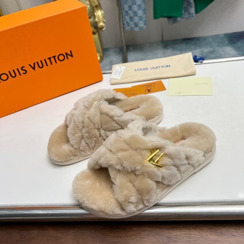 Wholesale Louis Vuitton Slippers For Women #1236264 $96.00 USD, Wholesale Quality Replica Louis Vuitton Slippers