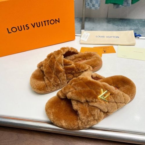 Wholesale Louis Vuitton Slippers For Women #1236265 $96.00 USD, Wholesale Quality Replica Louis Vuitton Slippers