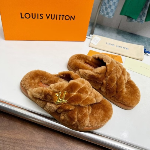 Replica Louis Vuitton Slippers For Women #1236265 $96.00 USD for Wholesale