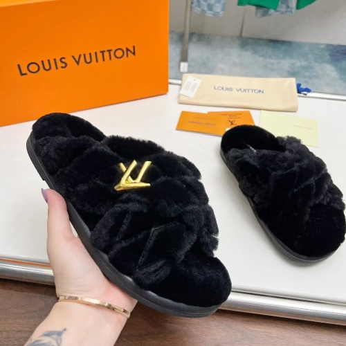 Replica Louis Vuitton Slippers For Women #1236266 $96.00 USD for Wholesale